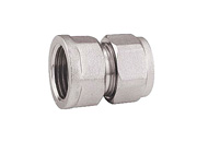 Nut type plastic fittings