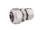 Nut type plastic fittings