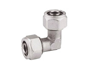 Nut type plastic fittings