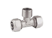 Nut type plastic fittings