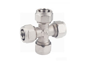 Nut type plastic fittings